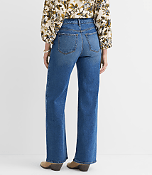 High Rise Wide Leg Jeans in Vintage Dark Wash carousel Product Image 2