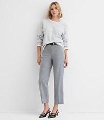 Petite Riviera Slim Pants in Stripe carousel Product Image 1