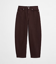 High Rise Barrel Jeans in Iced Espresso carousel Product Image 4
