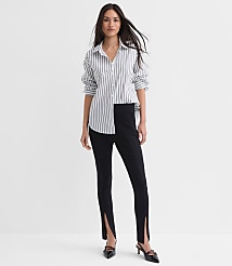 Split Hem Leggings in Ponte carousel Product Image 1