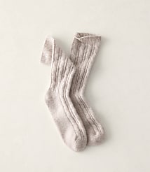 Haven Well Within Cashmere Blend Cable Knit Socks carousel Product Image 1