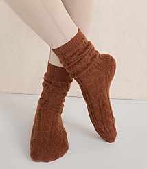 Haven Well Within Cashmere Blend Cable Knit Socks carousel Product Image 3