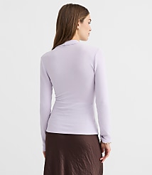 Button Side Ruched Top carousel Product Image 3