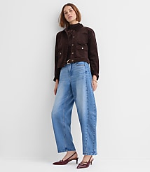High Rise Horseshoe Jeans in Vintage Indigo carousel Product Image 1
