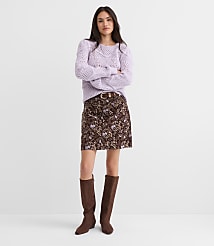 Petite Garden Corduroy Mini Pocket Skirt carousel Product Image 1