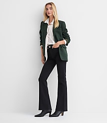 Petite Houndstooth Oversized Blazer carousel Product Image 2