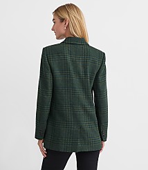 Petite Houndstooth Oversized Blazer carousel Product Image 3