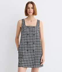 Petite Tweed Double Breasted Mini Pocket Dress carousel Product Image 3