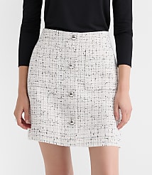 Tweed Mini Patch Pocket Skirt carousel Product Image 2
