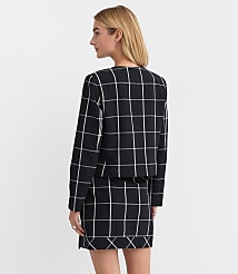 Windowpane Double Breasted Jacket carousel Product Image 3
