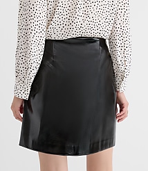 Faux Leather Mini Skirt carousel Product Image 3