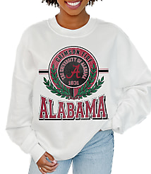 Gameday Couture Alabama Crimson Tide Hot Shot Premium Fleece Drop Shoulder Crew Neck Pullover carousel Product Image 1