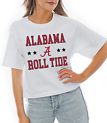 Gameday Couture Alabama Crimson Tide To The Point Crop Boxy Tee carousel Product Image 1