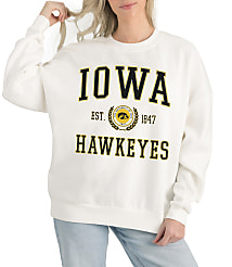 Gameday Couture Iowa Hawkeyes Timeless Triumph Fleece Crew Neck Pullover carousel Product Image 1