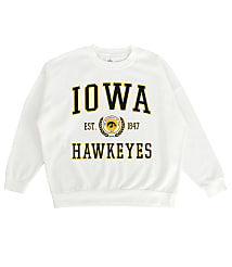 Gameday Couture Iowa Hawkeyes Timeless Triumph Fleece Crew Neck Pullover carousel Product Image 4