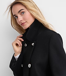 Modern Double Breasted Coat carousel Product Image 4