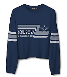 Junk Food Dallas Cowboys Retro Crop Fleece carousel Product Image 1
