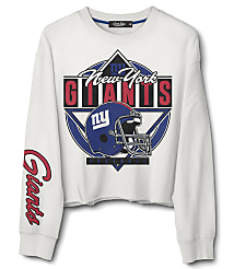 Junk Food New York Giants Helmet Crop Fleece carousel Product Image 1