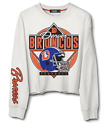 Junk Food Denver Broncos Helmet Crop Fleece carousel Product Image 1