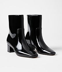 Patent Block Heel Booties carousel Product Image 1