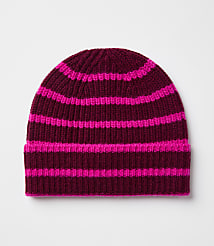 Ribbed Cashmere Beanie carousel Product Image 1