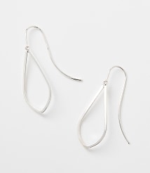 Open Drop Delicate Pull Through Earrings carousel Product Image 1