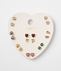 Heart Stud Earring Set carousel Product Image 1