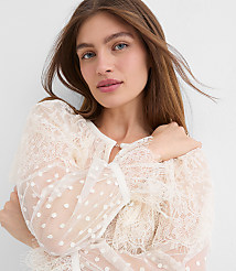 Chantilly Lace Cape Blouse carousel Product Image 4