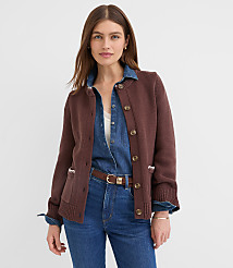 Tipped Waisted Patch Pocket Cardigan carousel Product Image 1