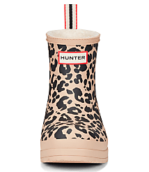 Hunter Cheetah Play Insulated Vegan Shearling Short Rain Boots carousel Product Image 4