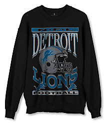 Junk Food Detroit Lions Backfield Crew Fleece carousel Product Image 1