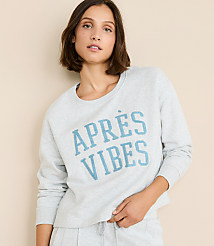 Petite Lou & Grey Apres Vibes Elite Fleece Dolman Sweatshirt carousel Product Image 1