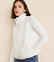 Petite Lou & Grey Alpine Textured Puffer Vest carousel Product Image 1