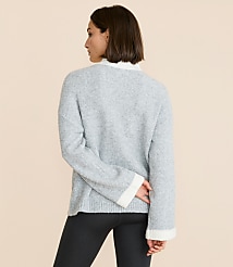 Lou & Grey Colorblock Boucle Mock Neck Sweater carousel Product Image 3