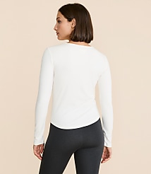 Lou & Grey Ribbed Shirttail Tee carousel Product Image 2