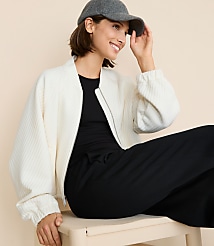 Lou & Grey Quilted Bomber Jacket carousel Product Image 3