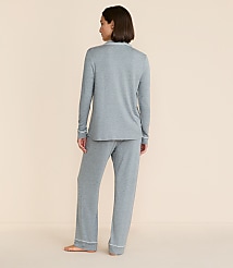 Heathered Terry Pajama Set carousel Product Image 3