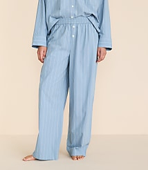 Striped Poplin Pajama Pants carousel Product Image 2