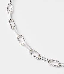 Textured Chain Link Necklace carousel Product Image 2