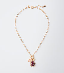 Marbleized Cluster Necklace carousel Product Image 1