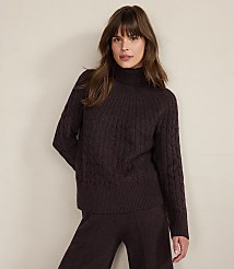 Haven Well Within Organic Cotton Blend Gradient Cable Sweater carousel Product Image 1