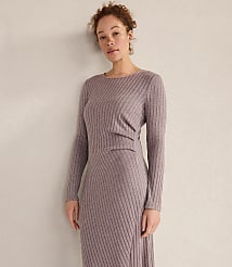 Haven Well Within Wide Rib Knit Drapey Maxi Dress carousel Product Image 2
