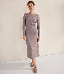 Haven Well Within Wide Rib Knit Drapey Maxi Dress carousel Product Image 1