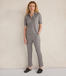 Haven Well Within Wide Rib Knit Tapered Pants carousel Product Image 2