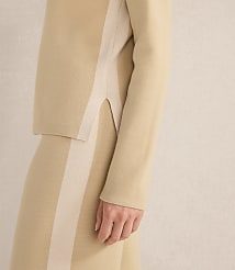 Haven Well Within Tuxedo Stripe Funnel Neck Pullover carousel Product Image 4