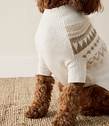 Haven Well Within Organic Cotton Blend Fairisle Dog Sweater carousel Product Image 4