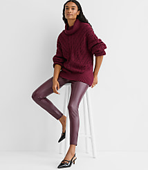 Faux Leather Leggings carousel Product Image 1