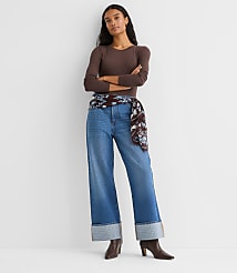 Petite Long Sleeve Crew Neck Tee carousel Product Image 3