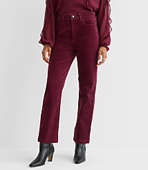 Petite Straight Corduroy Pants carousel Product Image 2
