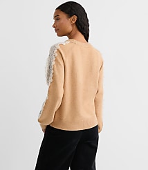 Lace Sleeve Sweater carousel Product Image 3